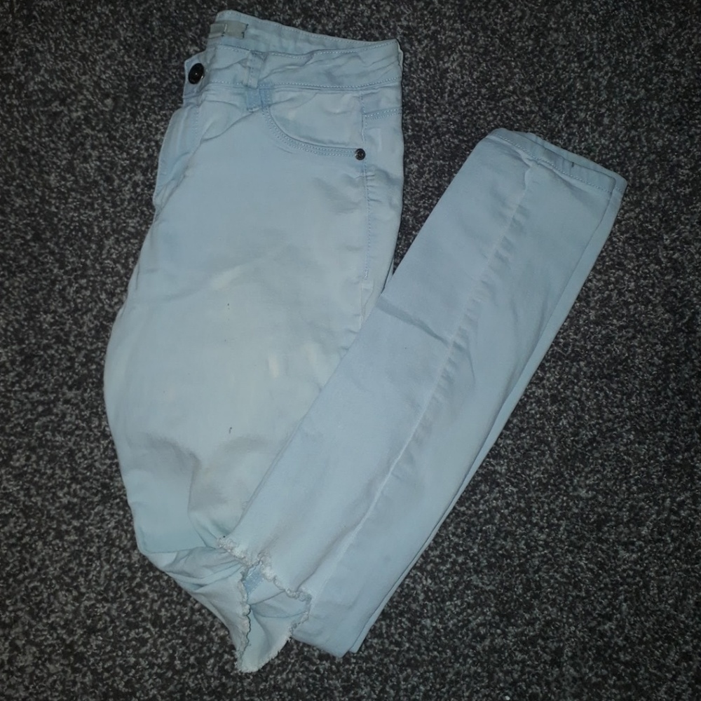 Old washed jeans